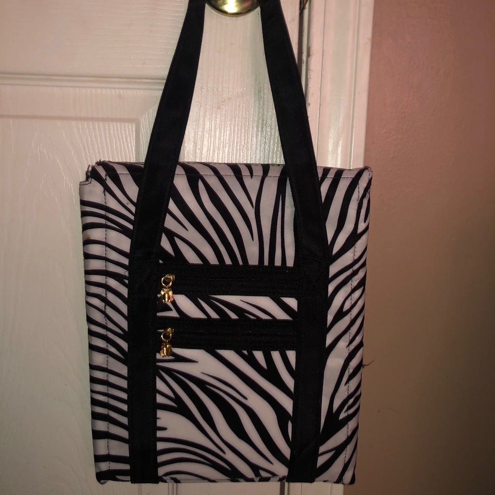 Folding zebra organizer for jewelry